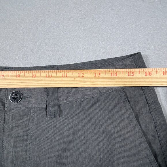 BKE Buckle Cargo Hybrid Shorts Mens 30 Grey Athletic Fit Flat Front‎ Pockets 10" - Picture 7 of 11